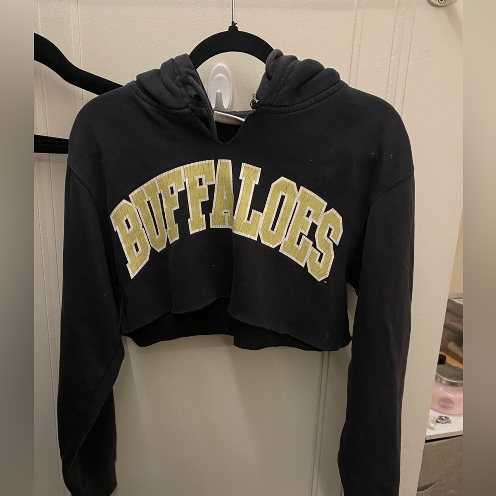 cropped CU sweatshirt